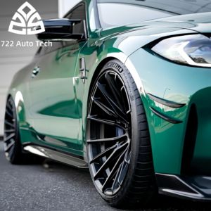 Cerchi Auto 722Auto 18 19 20 21 22 <span class=keywords><strong>24</strong></span> 26 Pollici Multi-Raggio Forgiati 5x120 5x112 5x114.3 Nero Lucido Concavo Profondo - Product Image 5