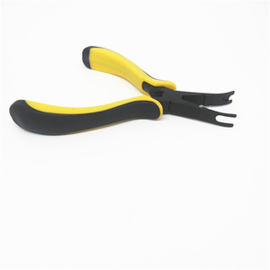 <span class=keywords><strong>Pince</strong></span> courbée pour raccords MD, poignée en caoutchouc jaune et noir, DIY OEM/ODM, acier et caoutchouc, pour kit d'outils de réparation d'hélicoptères/avions RC - Product Image 3