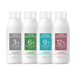 Émulsion oxydante pour coloration capillaire 3% 6% 9% 12% 10-40 Vol 100ml Coloration capillaire professionnelle - Product Image 1