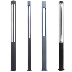 ไฟถนน LED อลูมิเนียมอัลลอยด์ AC 220V IP65 กันน้ำ 5000K แสงเดย์ไลท์ สำหรับภายนอกอาคาร อายุการใช้งาน 30000 ชั่วโมง ใช้พลังงานแสงอาทิตย์ - Product Image 1