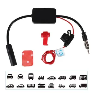 Amplificateur universel de signal d'<span class=keywords><strong>antenne</strong></span> FM d'autoradio automatique 12V et <span class=keywords><strong>adaptateur</strong></span> d'amélioration pour véhicules marins, bateaux et camping-cars - Product Image 3