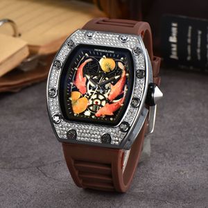 นาฬิกาข้อมือผู้ชายเพชรหรู uhren นาฬิกาควอตซ์ธุรกิจ Tourbillon - Product Image 6