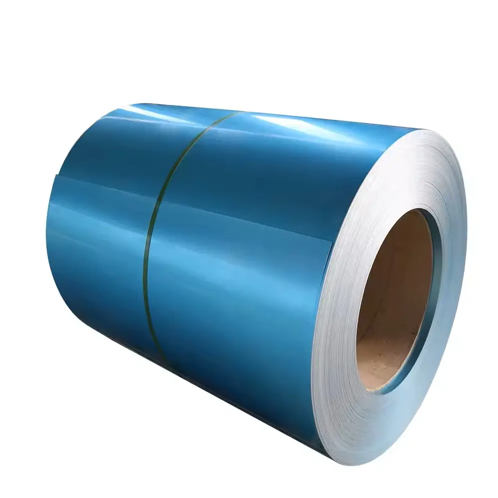 PPGI PPGL Print colour prepainted s350gd z40 galvalume galvanized prime color coated rolling steel coil sheet