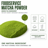 Poudre de matcha pour la restauration, les cafés, les boulangeries, les restaurants et les fournisseurs de boissons