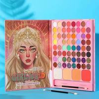117 Couleur Vegan Bonjour Kit Haute Qualité Ombre À Paupières Palette Livre Shimmer Glitter Beauté Maquillage Ensemble Maquillaje Por Mayor