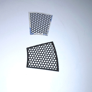 Plastic <b>Speaker</b> Grille Black Perforated Mesh With Adhesive Backing For <b>Audio</b> Equipment - Product Image 3