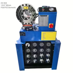 Tuyau de frein CE d'usine d'origine 6-51mm P32 tuyau en PVC machine de pressage hydraulique à haute pression machine de serrage de tuyau