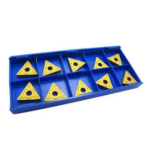 Jeekvisen TNMG2204 08 Insertos de torneado CNC Herramienta de inserción de torneado de carburo de aleación dura para fresadora para pieza de trabajo de acero con revestimiento PCD - Product Image 1