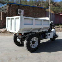 Mini volquete de rueda eléctrica con volquete de motor de núcleo para túnel de minería y máquina de eficiencia de volquete de construcción