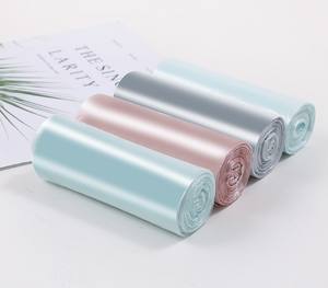 Slightly Transparent White Patch Handle Garbage <b>Bags</b> Thickened Leak-Resistant Environment Friendly for <b>Bedding</b> Waste Sorting - Product Image 6