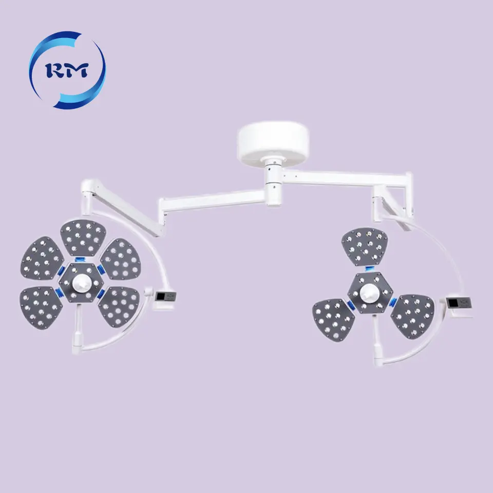ऑपरेटिंग scialytic shadowless पत्ती के आकार का ergonomic बाँझ ऑपरेटिंग सर्जिकल मोबाइल दीपक