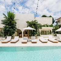 Chaises longues de loisirs en bois durables pour piscine extérieure plage jardin hôtel chaises longues pour meubles d'extérieur de jardin