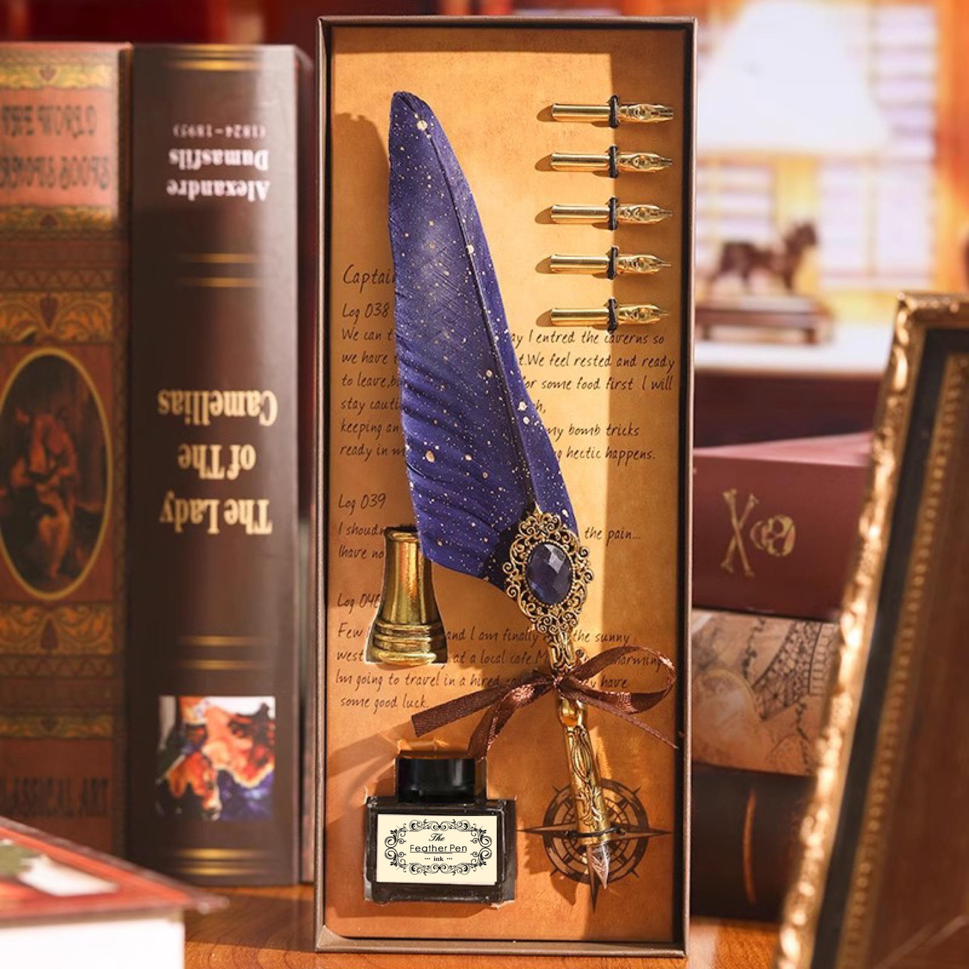 Ensemble 8 pièces étoile bleu marine