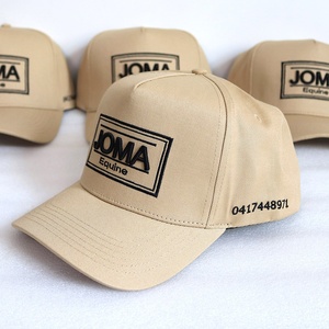 Cappelli da Baseball Professionali Personalizzati con Ricamo <span class=keywords><strong>a</strong></span> Rilievo, Profilo Alto, in Tessuto di Cotone per Uomo - Product Image 1