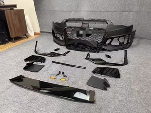 Grille de pare-chocs avant <span class=keywords><strong>noir</strong></span> brillant pour <span class=keywords><strong>Audi</strong></span> A5 Nouvel état RS5 B9 Style Kits de carrosserie Mise à niveau de la conversion en matière plastique - Product Image 2