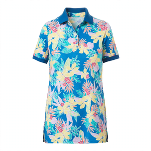 Camisetas Polo de Primera Calidad para Mujer, Estampadas, Tejidas, 100% Algodón, Casuales, de Manga Corta, con Cuello Camisero, Diseño Personalizable - Product Image 1
