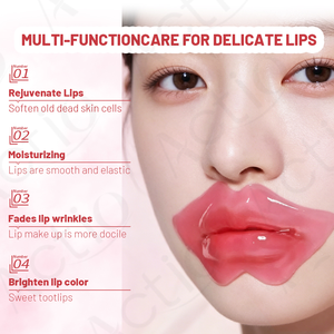 Masque pour les lèvres repulpant, éclaircissant naturel, hydratant, exfoliant, élimine les peaux mortes, réduit les rides des lèvres - Product Image 4