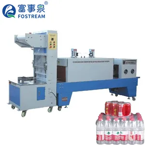 Semi-automatic Wrapping Pillow Type 2-in-1 Heat Shrinking Machine for Beverage Water Juice