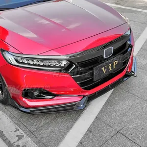 <b>For</b> Honda Accord 10.5th Gen 2022 Body Kit Front Bumper Lip Glossy Black Sport Style Bumper Splitter <b>Diffuser</b> <b>Car</b> Accessories - Product Image 5