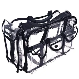 Hình Chữ Nhật Sân Vận Động Crossbody Túi Với Dây Đeo Vai PVC Trong Suốt Messenger Purse Shoulder Bag Trong Suốt Sân Vận Động Túi