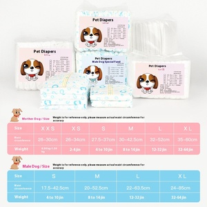 Fraldas para Animais de Estimação Calças de Segurança de Algodão para Cães Fralda Fisiológica para Cães Machos e Fêmeas Pequenos e Grandes Roupa de Segurança Menstrual para Filhotes - Product Image 2