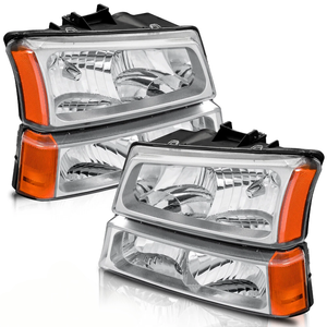 Vente d'éclairage extérieur automobile : Phares avant LED améliorés pour <span class=keywords><strong>Chevrolet</strong></span> <span class=keywords><strong>Silverado</strong></span> 2003 2004 <span class=keywords><strong>2005</strong></span> 2006 GM2502257 - Product Image 3