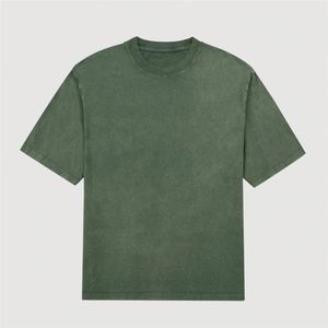 Design Custom Streetwear Oversized 250GSM T Shirt Cotton with Acid Wash Drop Shoulder Retro Casual Style T-Shirt - Product Image 5