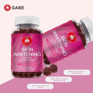 Erwachsenen-Hautaufhellungs- und Whitening-Gummibärchen mit Meereskollagen, Glutathion, Nicotinamid und Vitaminen – Gesundheitsnahrung für strahlende Haut - Product Image 5