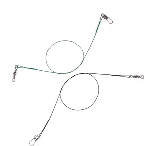 Accessoire <span class=keywords><strong>de</strong></span> <span class=keywords><strong>pêche</strong></span> : Ligne <span class=keywords><strong>de</strong></span> <span class=keywords><strong>pêche</strong></span> anti-morsure en <span class=keywords><strong>fil</strong></span> d'acier avec émerillon, 3 couleurs, 15-30 cm, pour la <span class=keywords><strong>pêche</strong></span> à la <span class=keywords><strong>carpe</strong></span> - Product Image 6