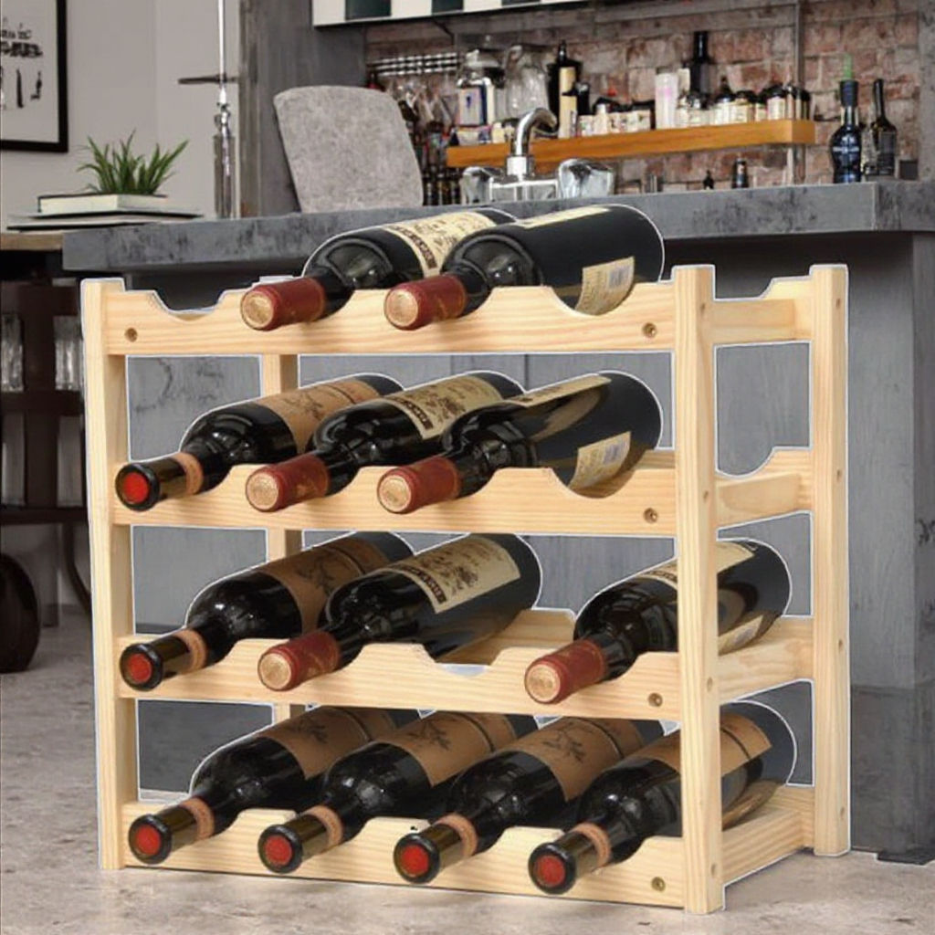 Shop our Decorative Wooden Wine Glass Holders for Home Travel