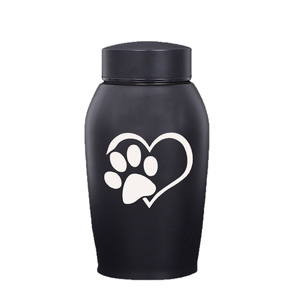 Kedi Köpek Büyük Evcil Hayvan <span class=keywords><strong>Urn</strong></span>'u Mühürlü Küllük, Pati Baskılı Logolu, Evcil Hayvan Cenazesi İçin - Product Image 5