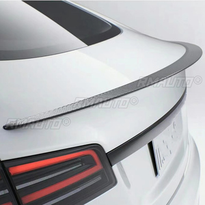 สำหรับเทสลา โมเดล เอส ปี 2012-2020 รุ่นพิเศษ สปอยเลอร์วัสดุ ABS สำหรับฝาท้ายรถยนต์ สีรองพื้น สปอยเลอร์หลัง แต่งรถ - Product Image 3