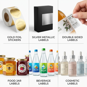 Rótulos Adesivos Personalizados para Embalagens de Petiscos para Animais de Estimação, Etiquetas Circulares Impermeáveis para Potes de Comida, Atacado, Preço Direto de Fábrica, A Granel - Product Image 4
