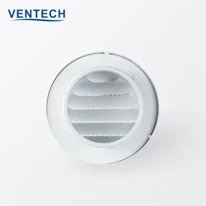 Ventech HVAC yuvarlak alüminyum çatı havalandırma hava filtresi ile havalandırma panjuru