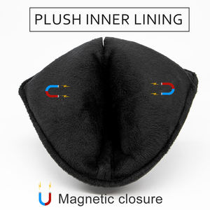Manufacturer Design Funny Magnetic Golf <b>Putter</b> <b>Covers</b> Embroidery Pu Leather Golf Blade <b>Putter</b> Headcover - Product Image 3