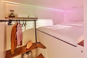 Giường ngủ dạng viên nang KSL 2 cửa dành cho ký túc xá, chống ồn, có khóa thông minh, phòng nhỏ, giường ngủ dạng viên nang cho nhà nghỉ, ký túc xá dành cho giới trẻ - Product Image 3