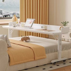 Mesa Móvil <span class=keywords><strong>para</strong></span> Portátil con Ruedas <span class=keywords><strong>para</strong></span> Usar Sobre la Cama |   Escritorio rodante ajustable en altura <span class=keywords><strong>para</strong></span> uso en hospitales, cuidado en el hogar y <span class=keywords><strong>estudio</strong></span> TA - Product Image 3