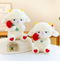 Poupée Mouton à Pattes Rouges - Cadeau de Mariage Souvenir pour l'Exportation