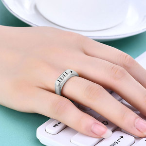 Minimalist 11:11 Oval Stainless Steel <b>Ring</b> 18K Gold Plated Unisex Fashion Jewelry Gift for Men Women - Product Image 2