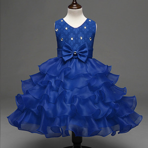 2022 fabricante gran oferta vestido de bebé de alta calidad de manga corta transpirable vestido de niña <span class=keywords><strong>para</strong></span> fiesta - Product Image 5