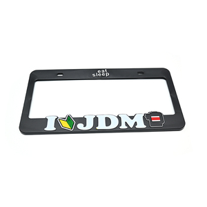 Cadre de plaque d'immatriculation de voiture personnalisé de haute qualité cadre de plaque d'immatriculation support de plaque d'immatriculation en gros pour la voiture - Product Image 4