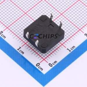 TS015-CBW1FH8.5 Tactile Switch Through hole-4P,12x12mm Switch Single Pole Single Throw Round Button 2.5N Through Hole - Product Image 2