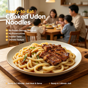 Nouilles Udon Cuites Prêtes à Manger Zéro Matière Grasse Faible Teneur en Sodium Faible Teneur en Calories Régime Alimentaire - Product Image 6
