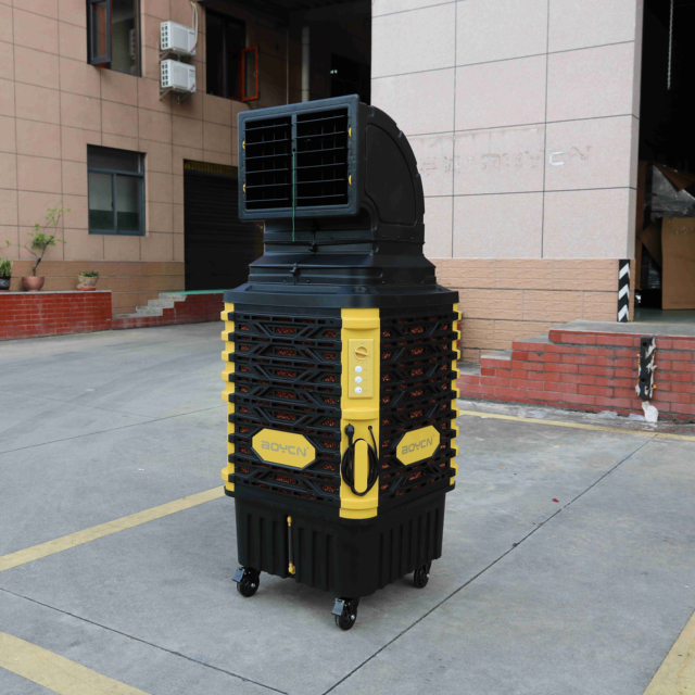 Latest Design Portable Electric 220V Duct Axial Fan Industrial Water Evaporative Cooler Ball Bearing Plastic Blades OEM