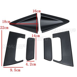 For Honda Vezel HR-V HRV 2016 2017 2018 Car Accessories 6 X ABS Chrome/Carbon Fiber Side Rear <b>Door</b> <b>Handle</b> Bowl Cover Insert Trim - Product Image 6