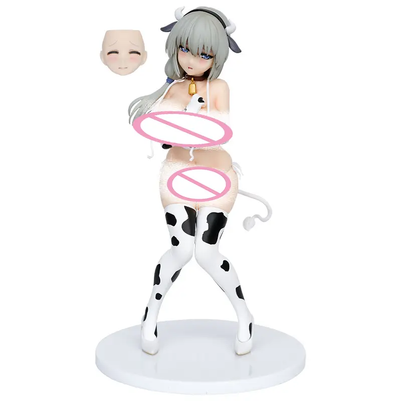 Anime beauty girl Usaki schoolgirls want to play Usaki moon cow print bikini changeable face model ornaments