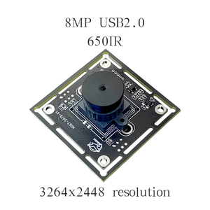 HD 8MP โมดูลกล้อง USB 1/3.2 CMOS PLCC เซ็นเซอร์ 3.4 มม. 4P+เลนส์ IR 84 ° รองรับ FOV OTG UVC สำหรับโค้ดวิชันซิสเต็มอุตสาหกรรม - Product Image 1