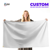 Bandera de Poliéster Personalizada al por Mayor, 90x150cm, 3x5 Pies, Duradera, Ecológica, Impresa Digitalmente, Cualquier Patrón, a Todo Color, para Publicidad