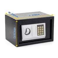 Stahl-Sicherheitstresor mit Digitalem Tastenfeld-Schloss Mini Elektronischer Safe für Zuhause Büro Hotel