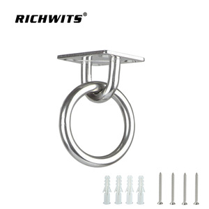 Stainless Steel Door Buckle With <b>Ring</b> Boat Safety Fixing <b>Plate</b> Base Durable Metal Hardware - Product Image 5